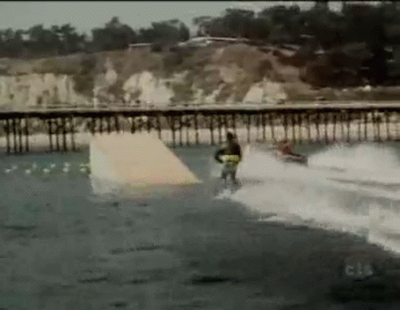Happy Days Jumps The Shark... Literally! GIF