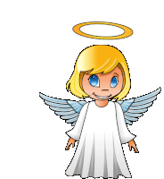 Happy December1st Angel Sticker