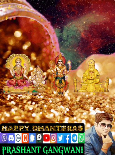 Happy Dhanteras Dhanteras GIF. This 369 x 498 animated GIF is part of our lakshmi mata collection. Created by pgangwani35. View the original animation…