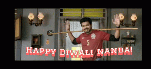 Happy Diwali Nanba Happy Diwali Wishes GIF. This 498 x 228 animated GIF is part of our funny diwali collection. Related themes include happy diwali. Created…