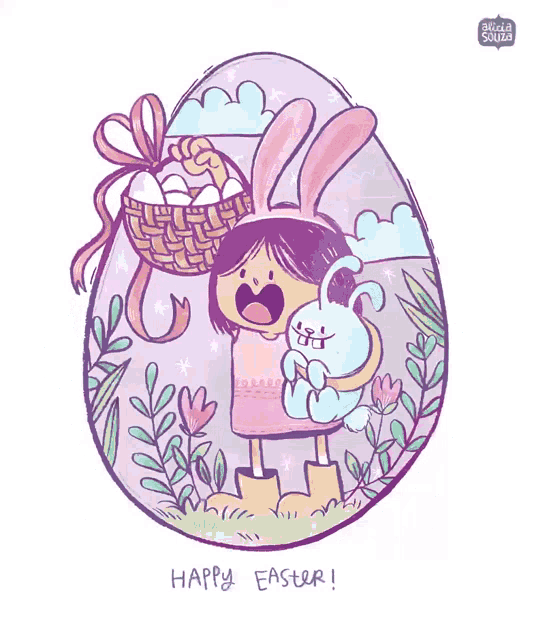 Happy Easter Alicia Souza GIF