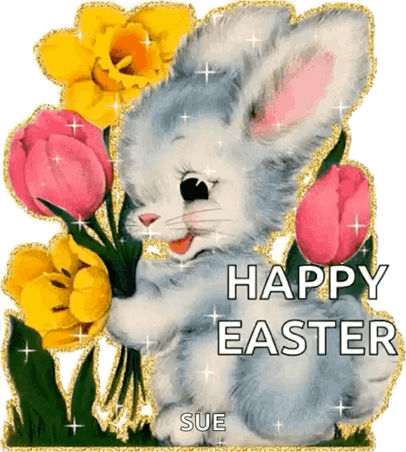 Happy Easter Bunny GIF
