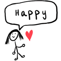 Happy Excited Sticker