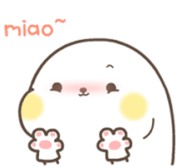 Happy Excited Miao Sticker