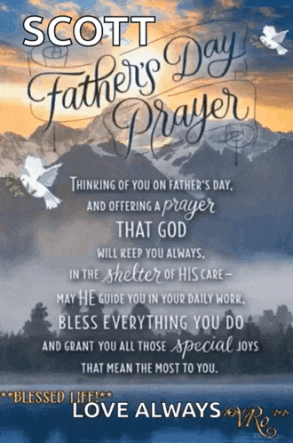 Happy Fathers Day Fathers Day Prayer GIF