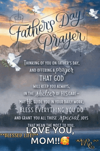 Happy Fathers Day Fathers Day Prayer GIF