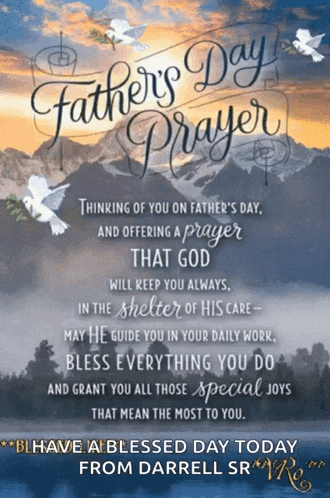 Happy Fathers Day Fathers Day Prayer GIF