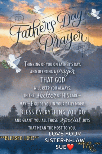 Happy Fathers Day Fathers Day Prayer GIF