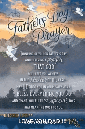 Happy Fathers Day Fathers Day Prayer GIF