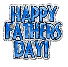 Happy Fathers Day Glittery GIF