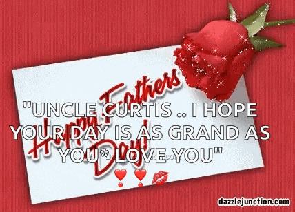 Happy Fathers Day Rose GIF