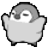 Happy Friday Penguin Sticker