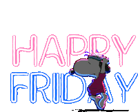 Happy Friday Snoopy Sticker