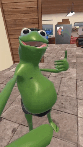 Happy Frog GIF