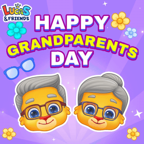 Happy Grandparents Day Happygrandparentsday GIF. This 480 x 480 animated GIF is part of our happy grandparents day collection. Created by lucasandfriends…