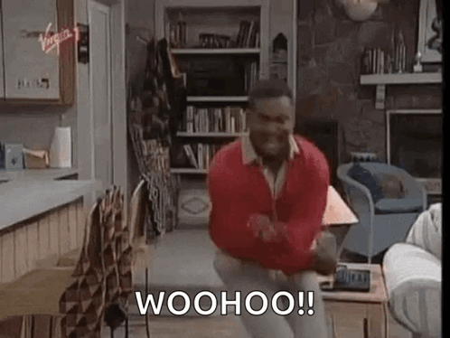 Happy Guy Dancing GIF. This 498 x 374 animated GIF is part of our woo hoo collection. Related themes include dancing. Created by danadae327. View the…