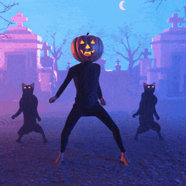 Happy Halloween Dance GIF