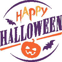 Happy Halloween Halloween Party Sticker