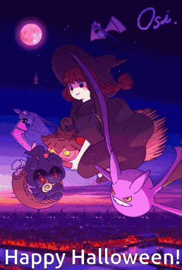 Happy Halloween Pokemon GIF