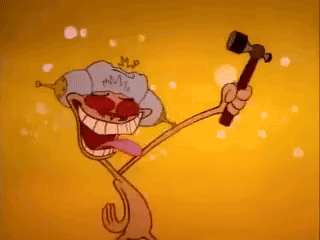 Happy Happy Joy Joy Happy Helmet GIF. This 320 x 240 animated GIF is part of our ren and stimpy happy happy joy joy collection. Related themes include ren…