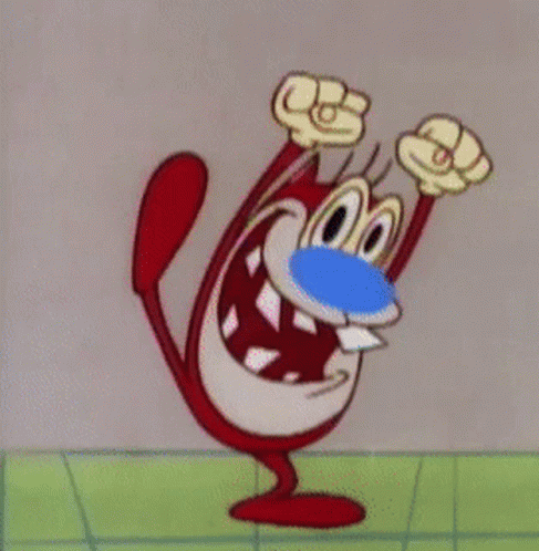 Happy Happy Joy Joy Ren And Stimpy GIF. This 487 x 498 animated GIF is part of our ren and stimpy happy happy joy joy collection. Related themes include…