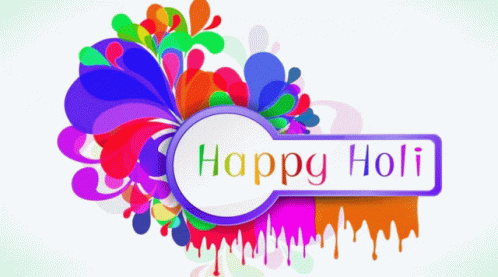 Happy Holi Festival Of Colors GIF