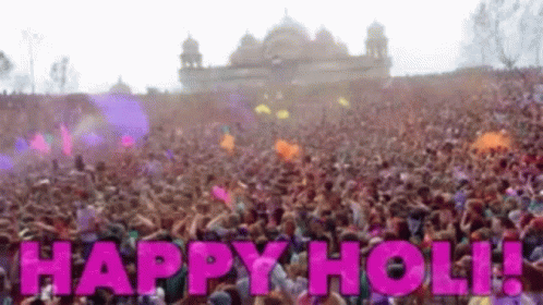 Happy Holi Party GIF
