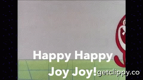 Happy Joy GIF. This 480 x 270 animated GIF is part of our ren and stimpy happy happy joy joy collection. Related themes include dance, happy, happy dance…