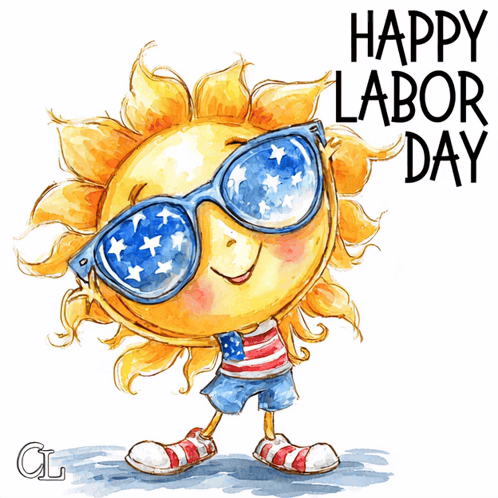 Happy Labor Day Labor Day Sun GIF. This 498 x 498 animated GIF is part of our lustiges gewitter collection. Related themes include cheerful, cute, festive…