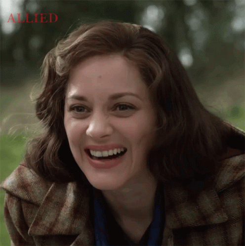 Happy Marion Cotillard GIF