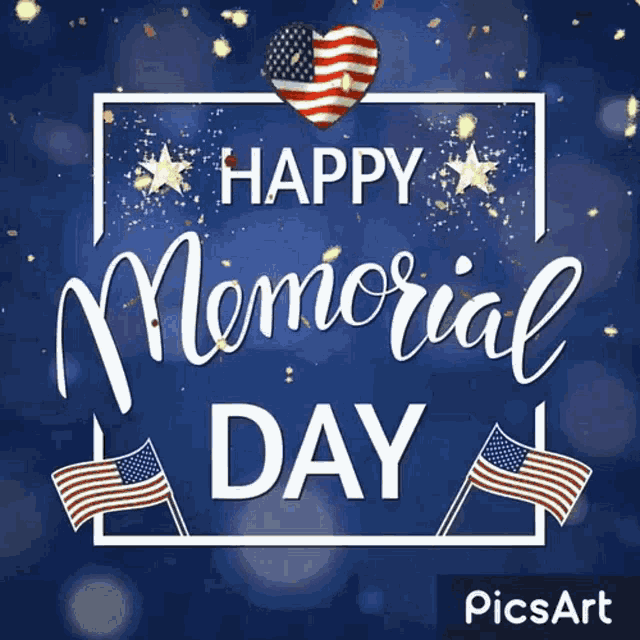 Happy Memorial Day Star GIF