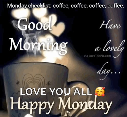 Happy Monday Good Morning Monday GIF