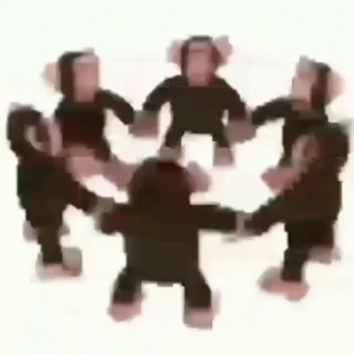 Happy Monkey Circle Happy GIF