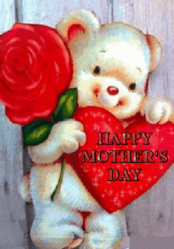 Happy Mother'S Day Greetings Card GIF. This 349 x 498 animated GIF is part of our muttertag collection. Related themes include flower, glitter, heart…