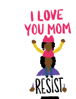 Happy Mothers Day Moms Sticker