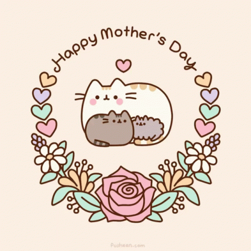 Happy Mothers Day Pusheen GIF. This 498 x 498 animated GIF is part of our muttertag collection. Related themes include happy mothers day, mothers day…