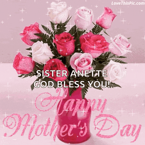 Happy Mothers Day Sparkle GIF