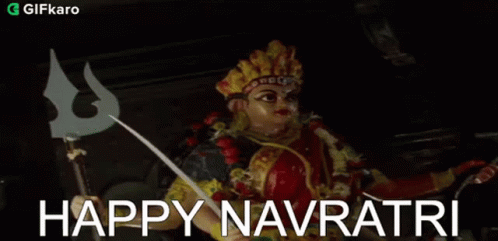 Happy Navratri Gifkaro GIF