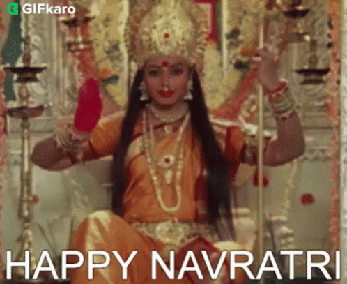 Happy Navratri Gifkaro GIF