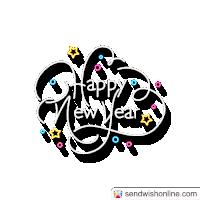 Happy New Year 2025 Sticker