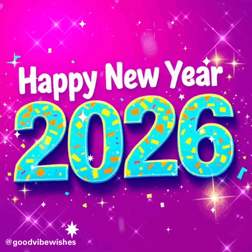 Happy New Year 2026 2k26 GIF