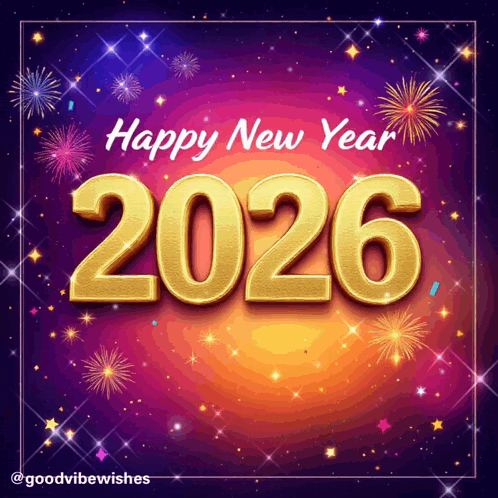 Happy New Year 2026 2k26 GIF