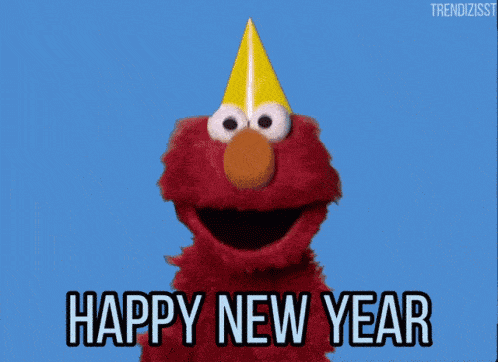 Happy New Year Elmo GIF