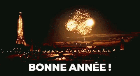 Happy New Year Fireworks GIF