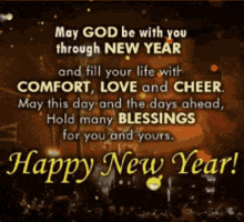 Happy New Year My Friend GIF