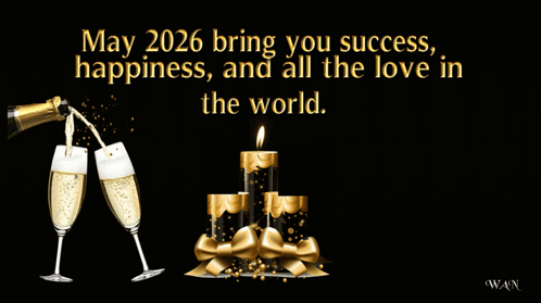 Happy New Year Seasons Greetings GIF