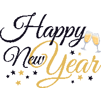 Happy New Year Winter Joy Sticker