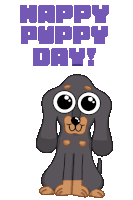 Happy Puppy Day Its Puppy Day Sticker