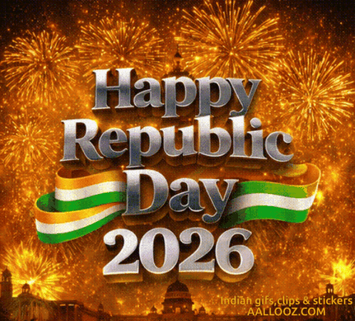 Happy Republic Day 2026 Gantantra Diwas GIF