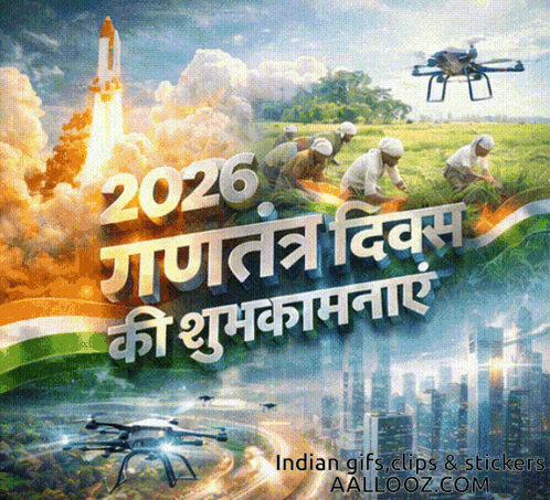 Happy Republic Day 2026 Gantantra Diwas GIF